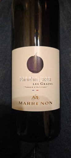 Vale do Ródano Luberon Marrenon Les Grains Marselan 2022