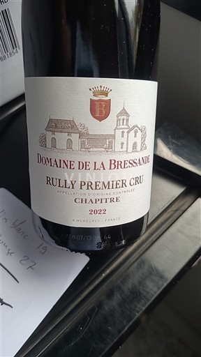 Burgundsko Rully Premier Cru Domaine La Bressande Chapitre 2022