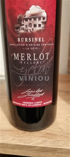 Vaud La Côte AOC Domaine Sous les Jardins Cyclone 2023