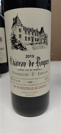 Bordeaux Puisseguin-saint-émilion Château Roques 2019