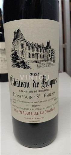 Bordeaux Puisseguin-saint-émilion Château Roques 2021