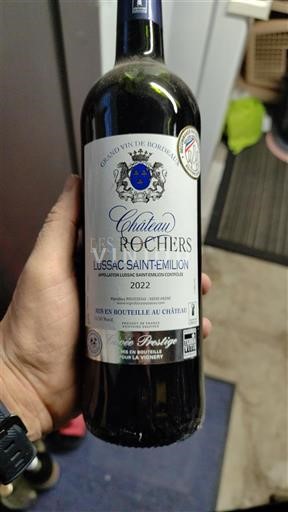 Bordéus Lussac-Saint-Émilion Château S Rochers Prestige 2022