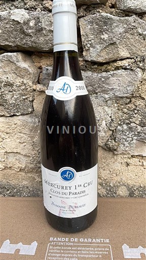 Borgoña Mercurey Premier Cru Domaine Dureault Clos du Paradis 2010