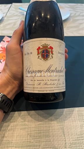 Bourgogne Chassagne-montrachet Domaine Bachelet 1987