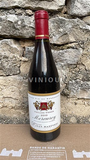 Bourgogne Mercurey Domaine Jean Marechal Vieilles Vignes 2010