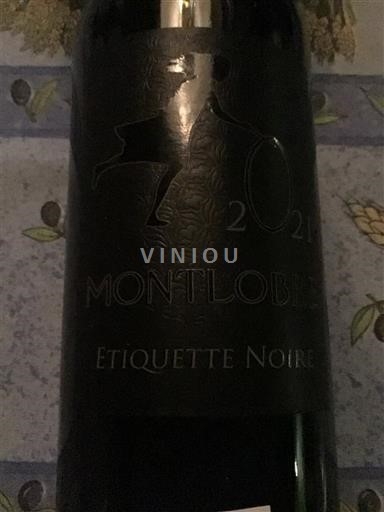 Linguadoca e Rossiglione Paese d'Oc Montlobre Étiquette Noire 2021