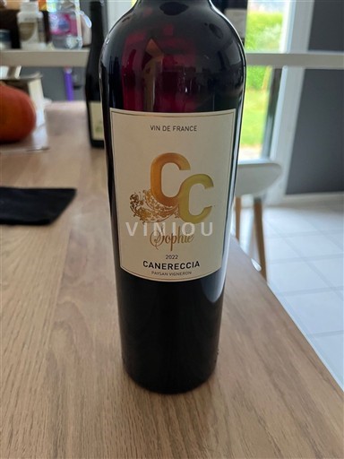 Vina Rouge sec CC Sophie Canereccia 2022 Francija Korzika Korziška AOC