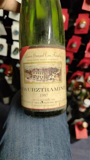 Wines Blanc sec Gewurztraminer Jean Becker 1987 France Alsace Gewurztraminer AOC Grand Cru