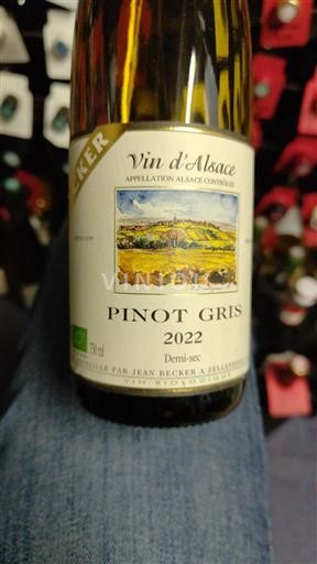 Alsácia Pinot gris Jean Becker 2022