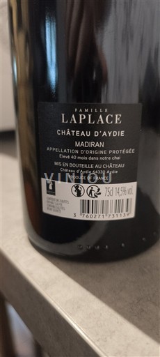 Sudoeste Madiran Château Aydie 2019