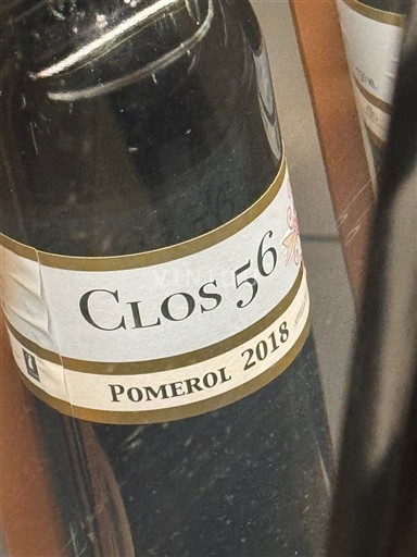 Bordeaux Pomerol Clos 56 2018