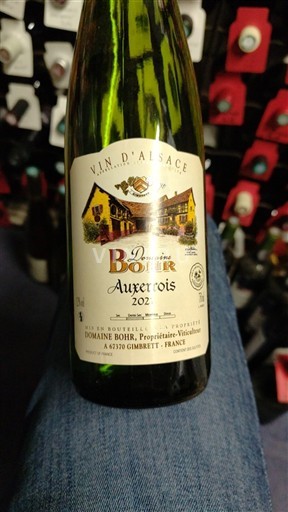 Alsace Auxerrois Domaine Bohr Auxerrois 2021