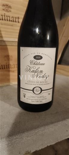 Burdeos Côtes-de-bourg Château Kalos Nodoz 2019