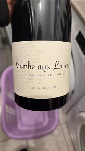 Languedoque La Clape Sarrat de Goundy Combe aux Louves Grande Réserve 2018