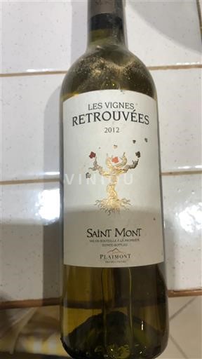 Lounais-Ranska Saint-Mont Plaimont Les Vignes Retrouvées 2012