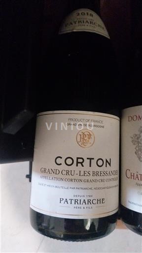 Bourgondië Corton Grand Cru Patriarche Père et Fils Grand Cru - Les Bressandes 2018