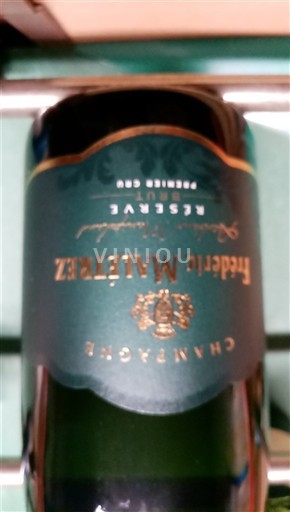 Champagne Champagner Frédéric Maletrez Réserve Premier Cru Brut Ohne Jahrgang