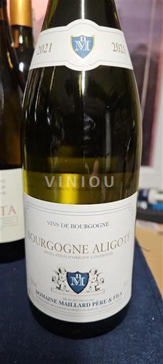 Burgundy Bourgogne Aligoté Domaine Maillard Père & Fils 2021
