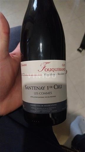 Burgundsko Nespecifikováno Premier Cru Domaine Guy Fouquerand Les Commes 2012