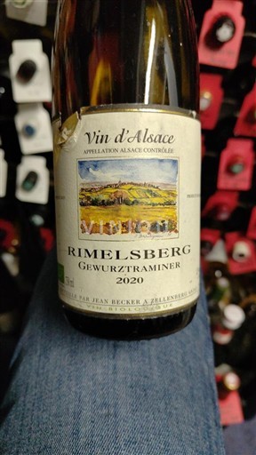 Wines Blanc sec Rimelsberg Jean Becker 2020 France Alsace Gewurztraminer AOC Grand Cru