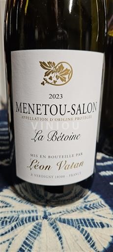 Valle del Loira Menetou-Salon Léon Vatan La Bétoine 2023