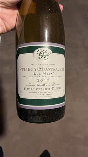 Borgogna Puligny-Montrachet Guillemard-Clerc Les Meix 2018