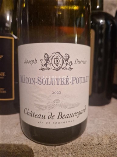 Burgundi Mâcon-Solutré-Pouilly Château Beauregard 2022
