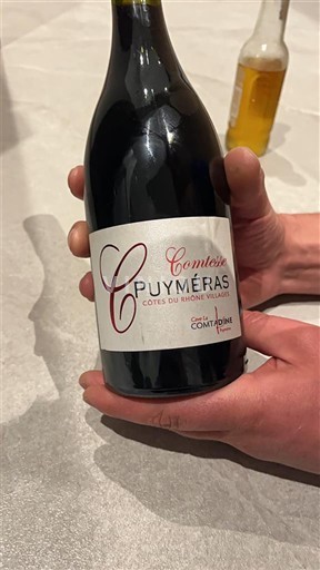 Rhônedalen Côtes-du-Rhône-Villages Cave de la Comtadine Comtoise Icke årgångsbetecknad