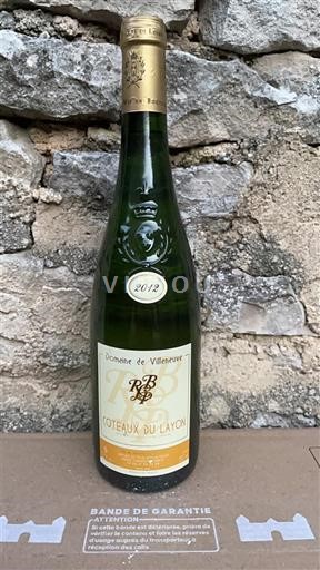 Vallée de la Loire Coteaux-du-layon Domaine Villeneuve 2012
