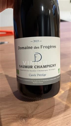 Loirevallei Saumur-champigny Domaine S Frogères Prestige 2023