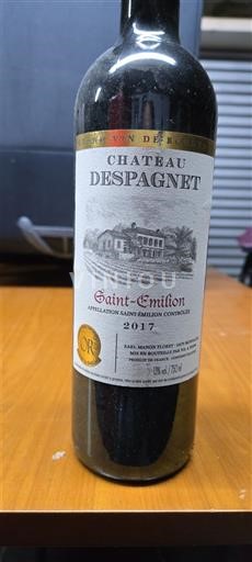 Bordeaux Saint-Émilion Château Spagnet 2017
