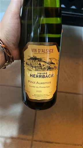 Alsacia André Herrbach du Printemps 2020