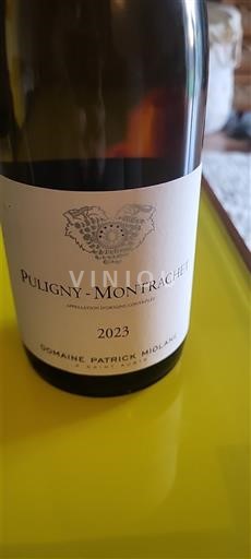 Burgundy Puligny-Montrachet Domaine Patrick Miolane 2023