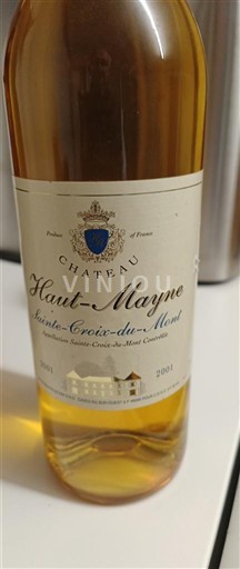Bordeaux Sainte-Croix-Du-Mont Château Haut-Mayne 2001