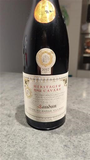 Rona dolina Côtes-du-Rhône-Villages Sandrin Héritages de Cavare 2017