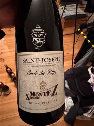 Valle del Rodano Saint-Joseph Stéphane Montez du Monteillet du Papy 2022