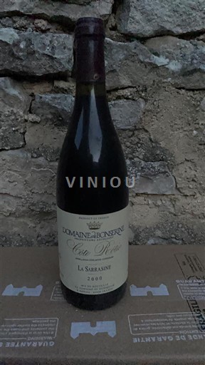 Rhônen laakso Côte-rôtie Domaine Bonserine La Sarrasine 2000