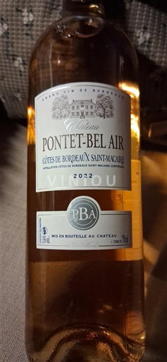 Bordeaux Côtes-de-bordeaux-saint-macaire Château Pontet-Bel Air 2022