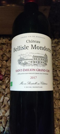 Bordeaux Saint-Émilion Grand Cru Grand Cru Château Bellisle Mondotte 2017