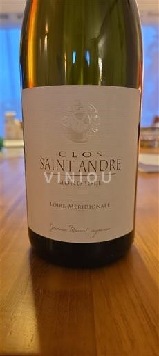 Vallée de la Loire Mareuil Clos Saint André Monopole 2023