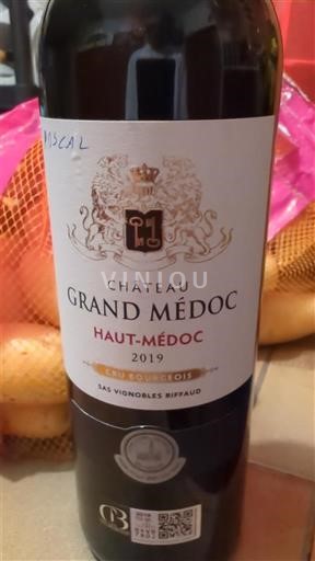 Bordeaux Haut-Médoc Château Grand Médoc Crus Bourgeois 2019