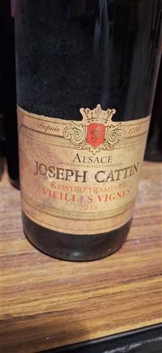 Alsasko Gewürztraminer Vendanges Tardives Joseph Cattin Vieilles Vignes 2016