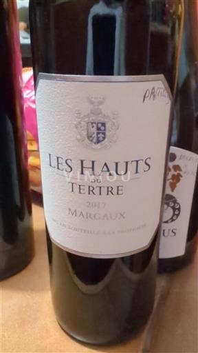 Bordeaux Margaux Château Tertre Les Hauts du Tertre 2017