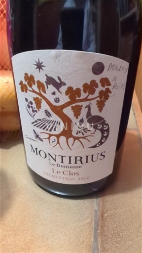 Rhônetal Vacqueyras Montirius Le Clos 2012