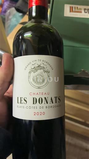 Burdeos Blaye-Côtes de Burdeos Château Les Donats 2020