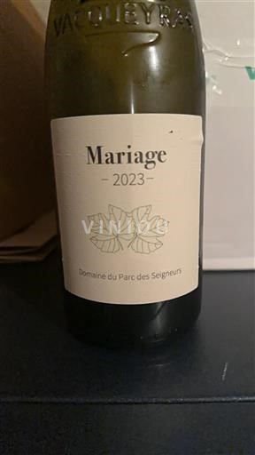 Valle del Ródano Vacqueyras Domaine Parc des Seigneurs Mariage 2023