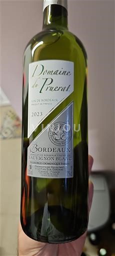 Bordeaux Vignoble Fermis Pruerat 2023