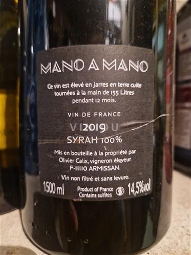 Languedoc Nespecifikováno Sarrat de Goundy Mano a Mano 2019