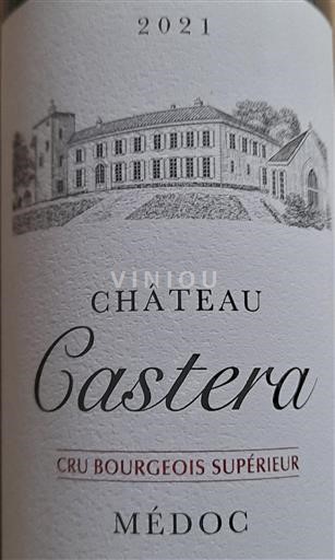 Bordéus Haut-Médoc CRU BOURGEOIS SUPERIEUR Château Castera Château Castera 2021