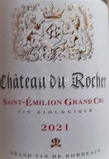 Bordéus Saint-Émilion Grand Cru Château ROCHER Château du Rocher 2021
